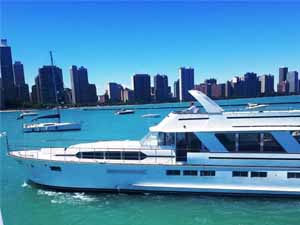 The Sophisticated Lady Chicago yacht charter video tour