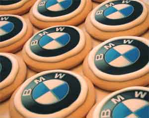 Corporate Logo Cookies BMW
