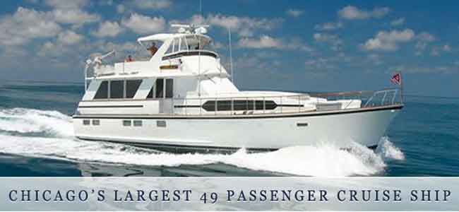 The Sophisticated Lady Chicago's larges 49 passenger yacht