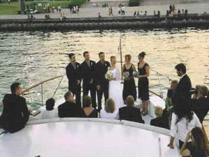 The Sophisticated Lady  wedding yacht cruise